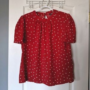 Darling Red Heart Top